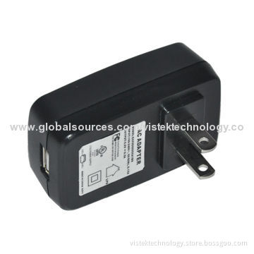 7.5W US USB AC/DC Switching Adapter for Vistek with 90-264V AC Input Voltage Range